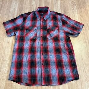 EUC Dixxon Flannel Co. Fifth Ave Men's Plaid Shirt - Bamboo Blend - Red - L